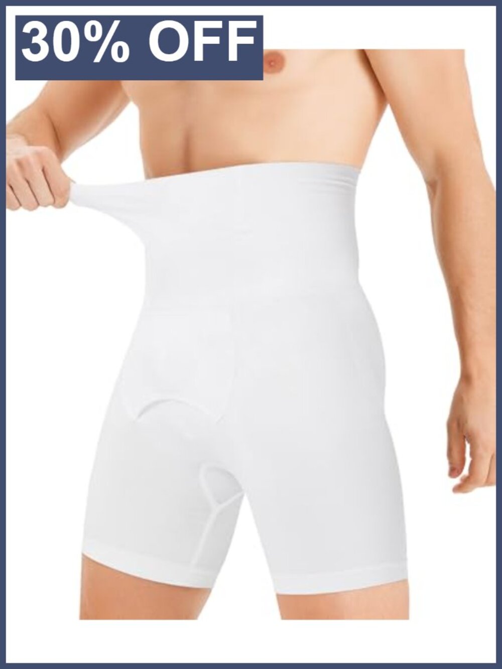 Mens Tummy Control Shapewear Compression Shorts Slimming Boxer Briefs